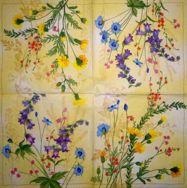 018 Blumen Sonstige - 3 lagig - Ihr